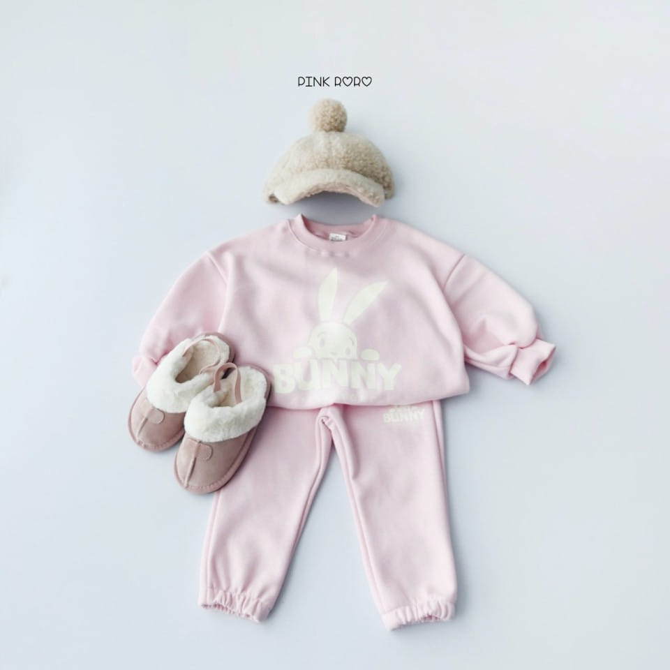 Haro Haro - Korean Children Fashion - #magicofchildhood - Bunny Fleece Top Bottom Set - 9
