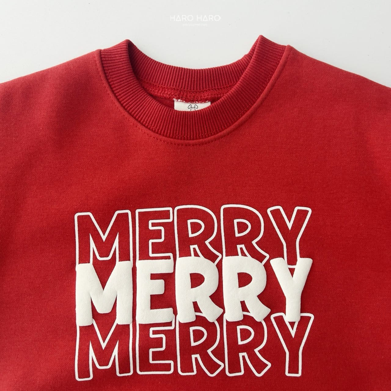 Haro Haro - Korean Children Fashion - #minifashionista - Merry Merry Sweatshirt With MOM - 11