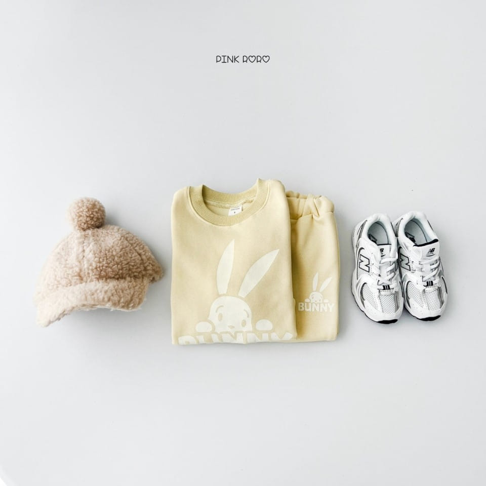 Haro Haro - Korean Children Fashion - #minifashionista - Bunny Fleece Top Bottom Set - 10