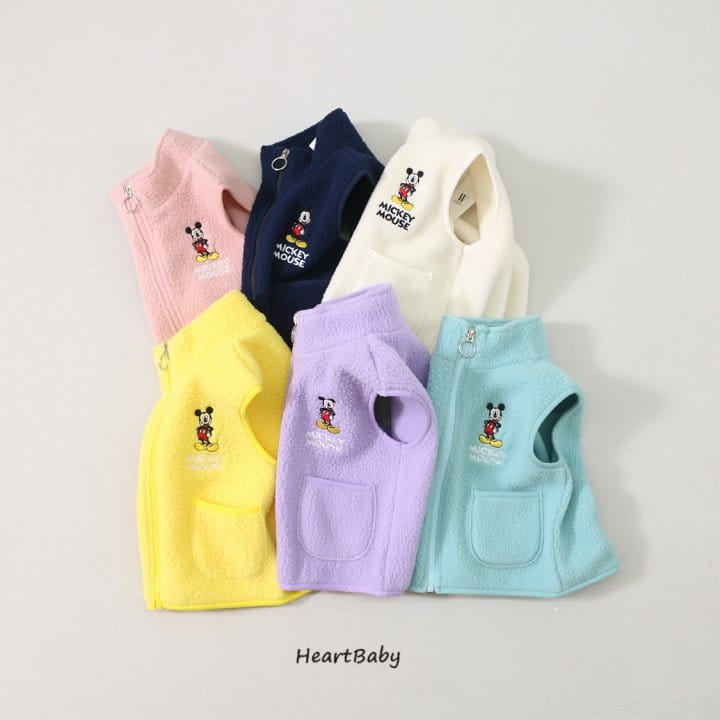 Heart Baby - Korean Children Fashion - #toddlerclothing - M Fleece Vest