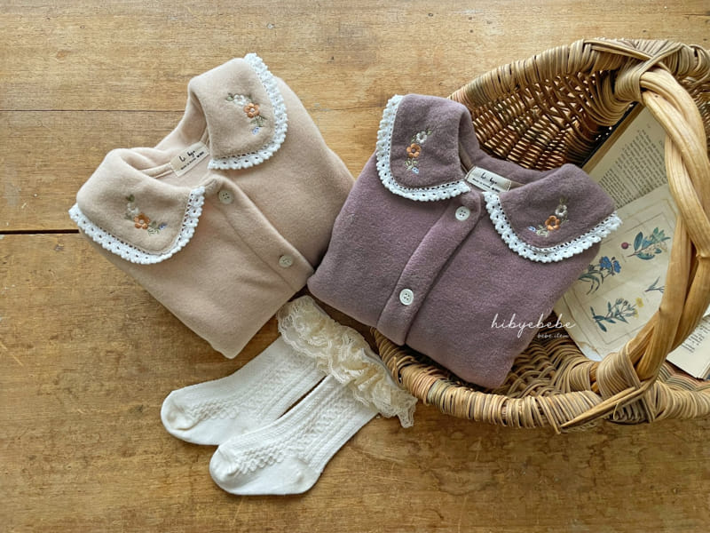 Hi Byebebe - Korean Baby Fashion - #babyboutique - Flower Embroidery Cardigan - 6
