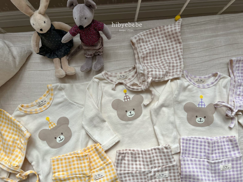 Hi Byebebe - Korean Baby Fashion - #babyboutique - Baby Bear Easywear Set - 10