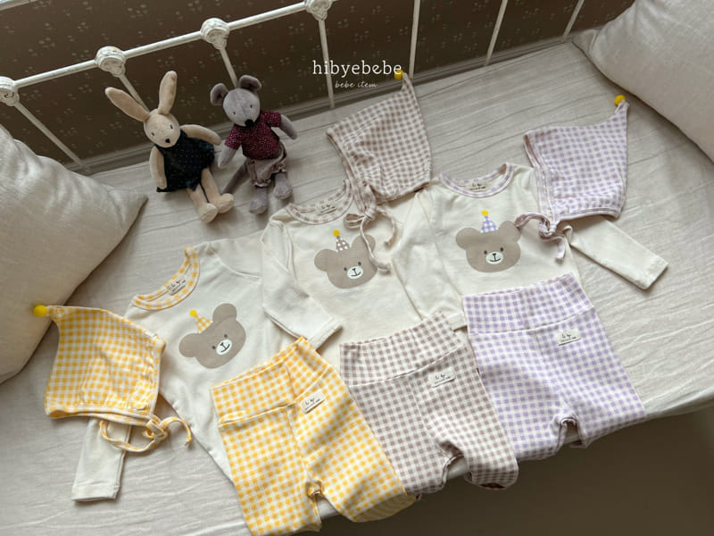 Hi Byebebe - Korean Baby Fashion - #babyboutique - Baby Bear Easywear Set - 9