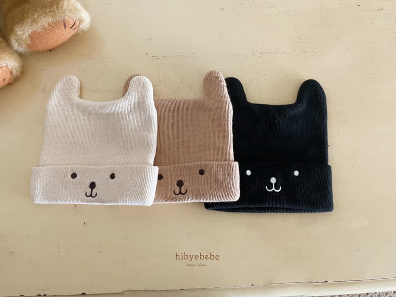 Hi Byebebe - Korean Baby Fashion - #babyboutique - Bear Embroidery Beanie - 4