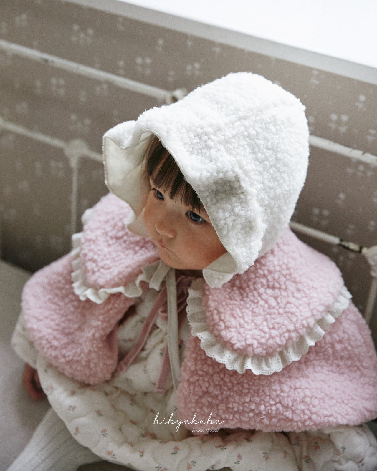 Hi Byebebe - Korean Baby Fashion - #babyboutique - Double Collar Fluffy Cape - 4