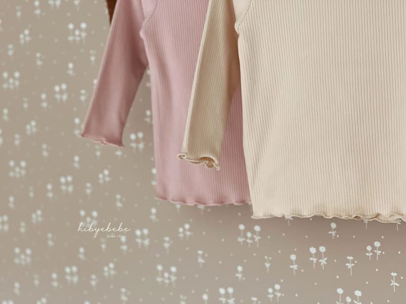 Hi Byebebe - Korean Baby Fashion - #babyclothing - Vanilla Rib Tee - 3