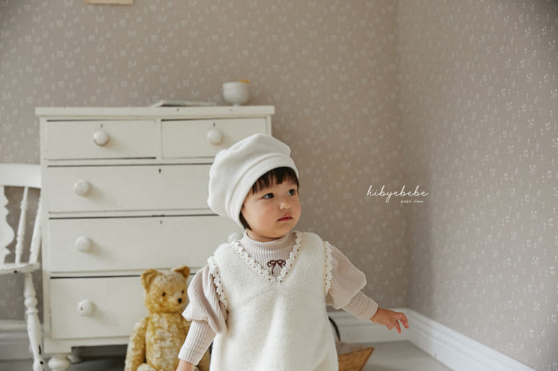Hi Byebebe - Korean Baby Fashion - #babyclothing - Ribbon Rib Pugg Tee - 12