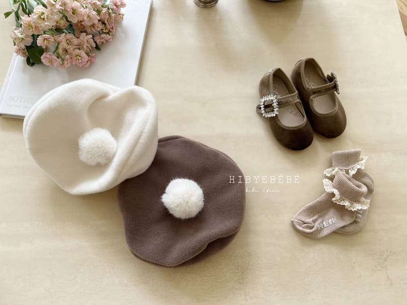 Hi Byebebe - Korean Baby Fashion - #babyclothing - 23 Fleece Bell Beret Hat - 6