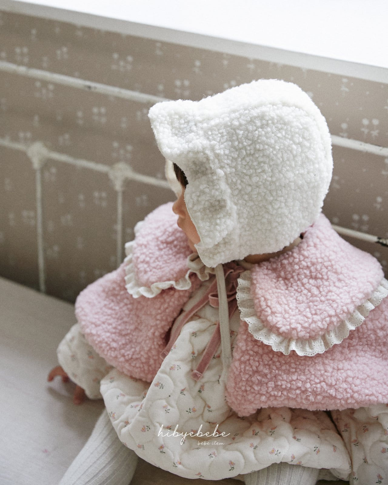 Hi Byebebe - Korean Baby Fashion - #babyclothing - Double Collar Fluffy Cape - 5
