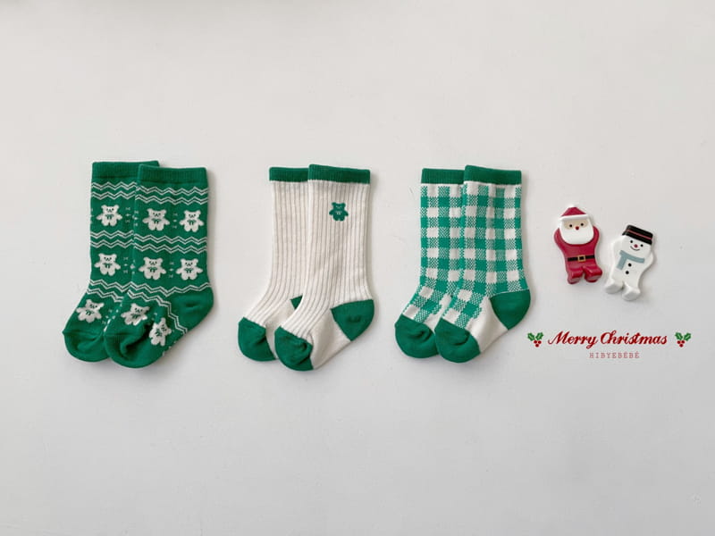 Hi Byebebe - Korean Baby Fashion - #babyfashion - Christmas Socks Set - 10