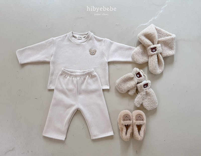 Hi Byebebe - Korean Baby Fashion - #babyfashion - Bear Fleece Top Bottom Set - 9