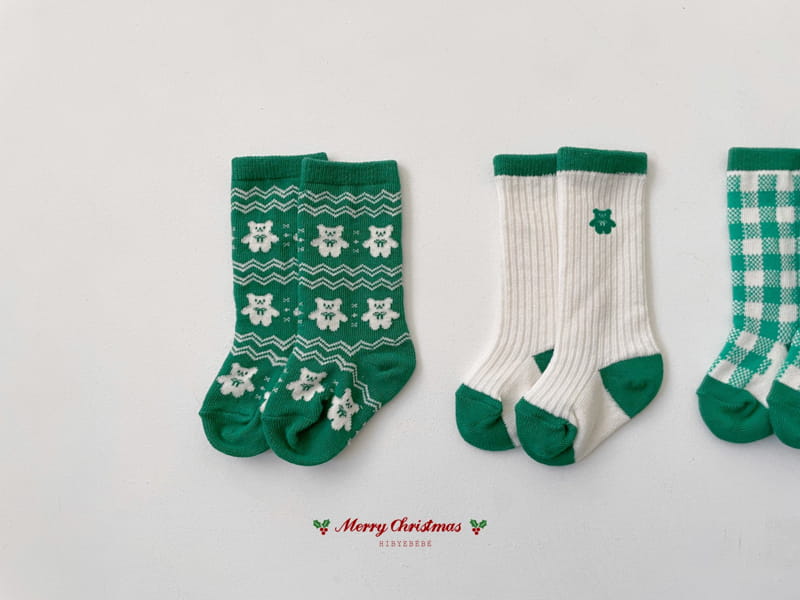 Hi Byebebe - Korean Baby Fashion - #babyfever - Christmas Socks Set - 11