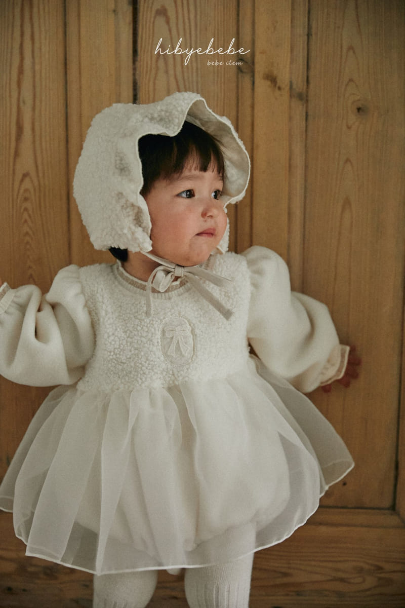 Hi Byebebe - Korean Baby Fashion - #babyfever - Melody Fleece Bodysuit - 9