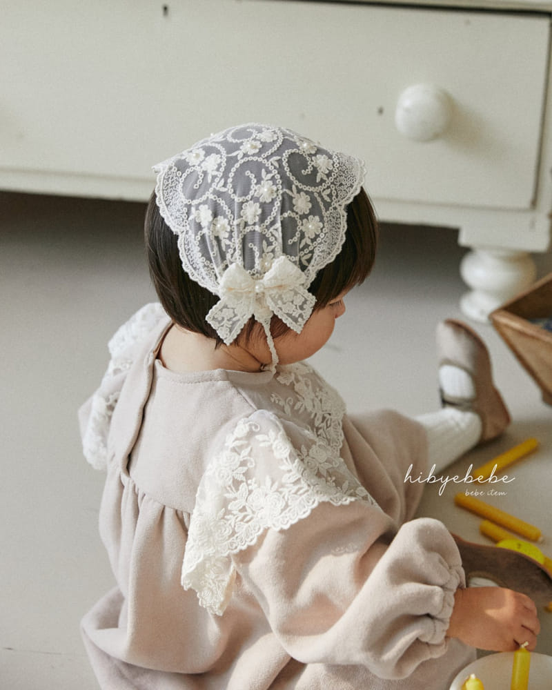 Hi Byebebe - Korean Baby Fashion - #babyfever - Frog Flower Lace Hairband - 9