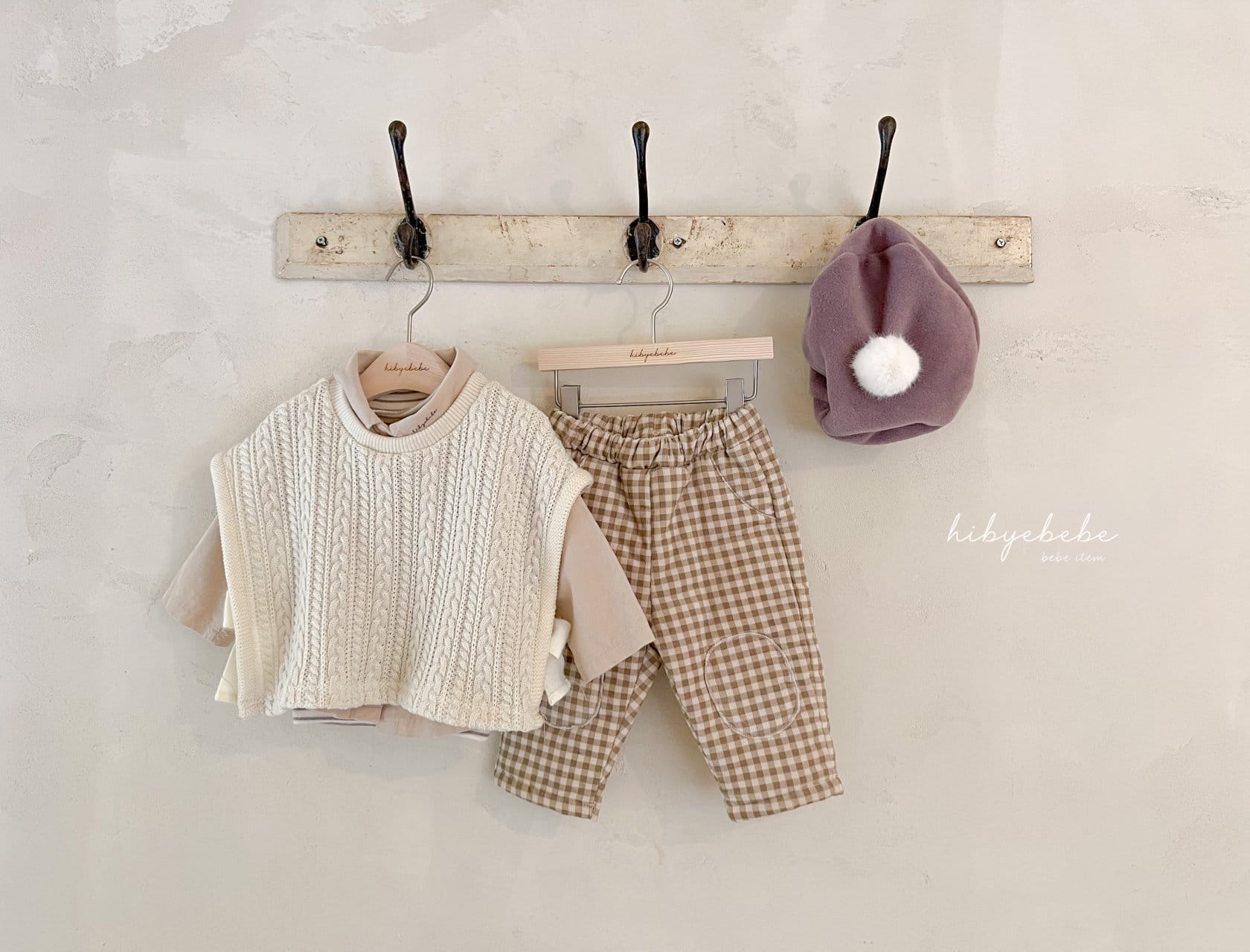 Hi Byebebe - Korean Baby Fashion - #babyfever - Twisted Knit Bustier - 3