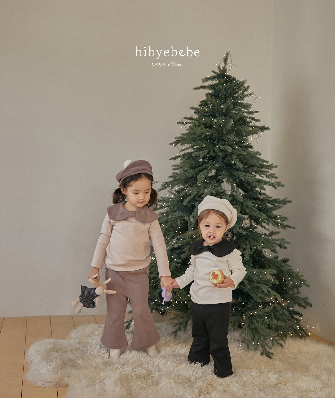 Hi Byebebe - Korean Baby Fashion - #babyfever - Ribbon Sera Top Bottom Set - 12
