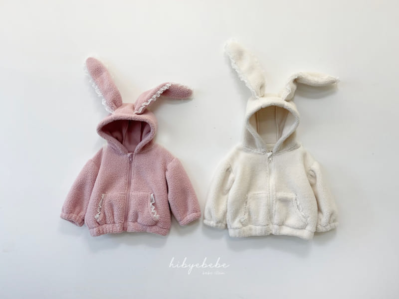 Hi Byebebe - Korean Baby Fashion - #babygirlfashion - Bunny Fleece ZIP-up - 7