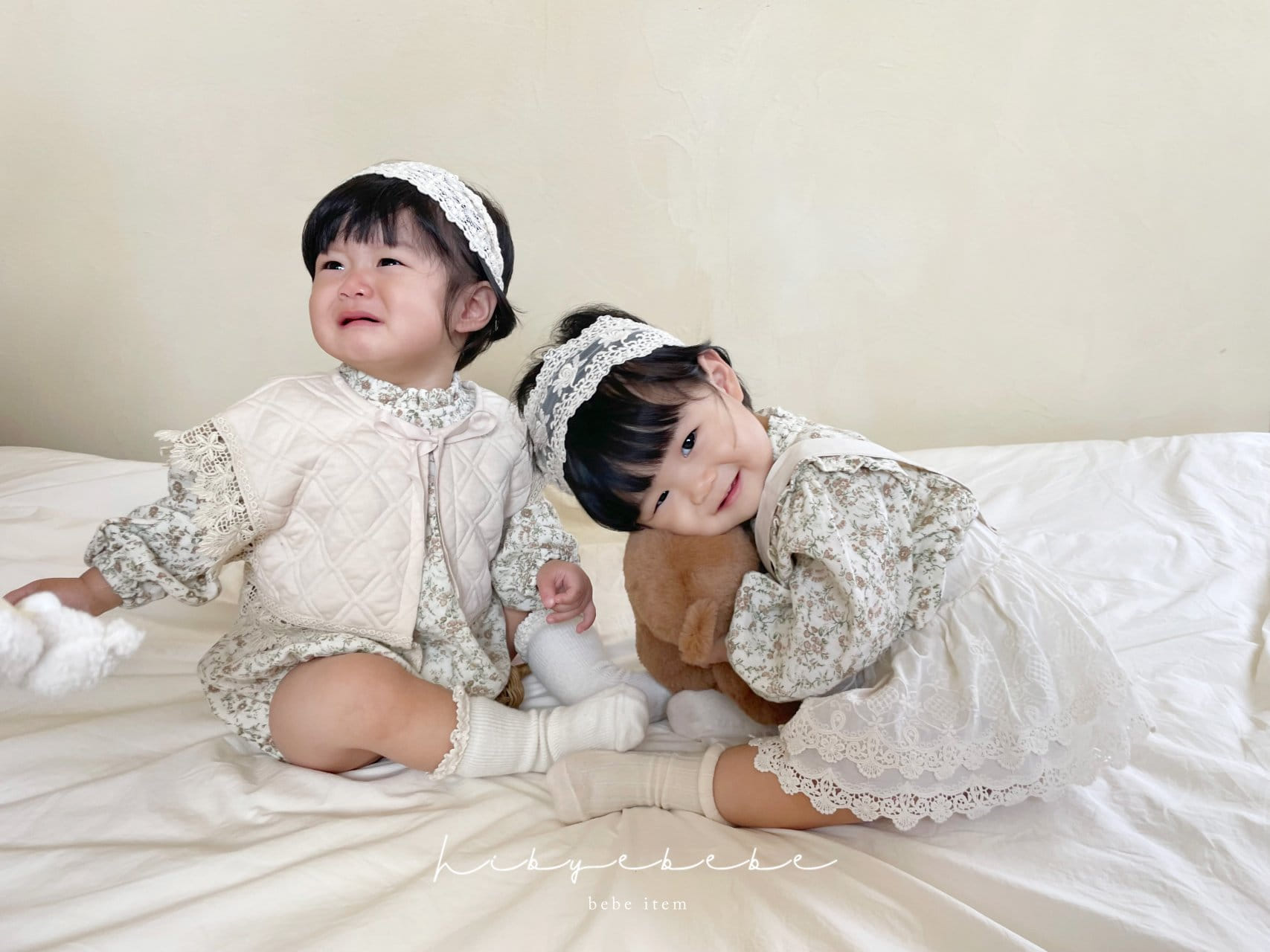 Hi Byebebe - Korean Baby Fashion - #babygirlfashion - Lace Dungarees Bloomers - 10