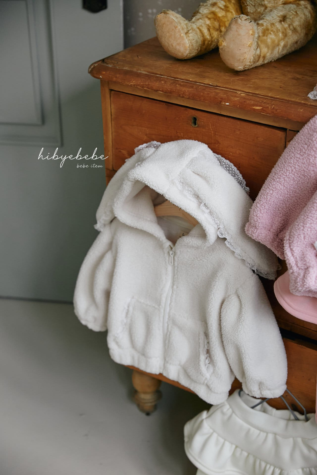 Hi Byebebe - Korean Baby Fashion - #babylifestyle - Banny Fleece Zip-Up - 2