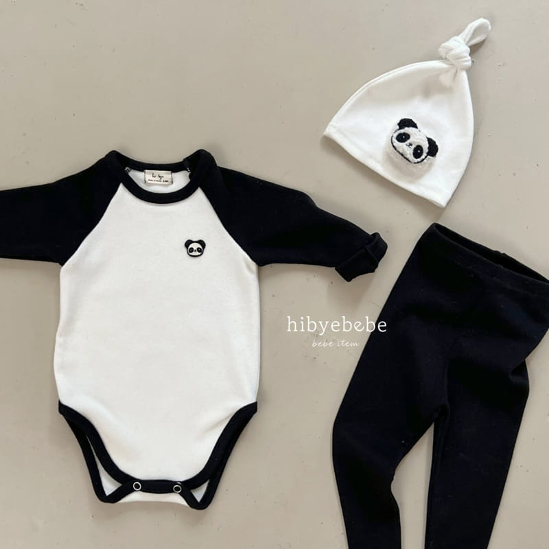 Hi Byebebe - Korean Baby Fashion - #babylifestyle - Baby Penda Bodysuit Set  - 4