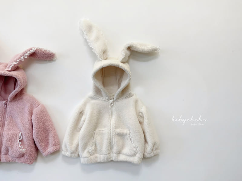 Hi Byebebe - Korean Baby Fashion - #babyoninstagram - Bunny Fleece ZIP-up - 9