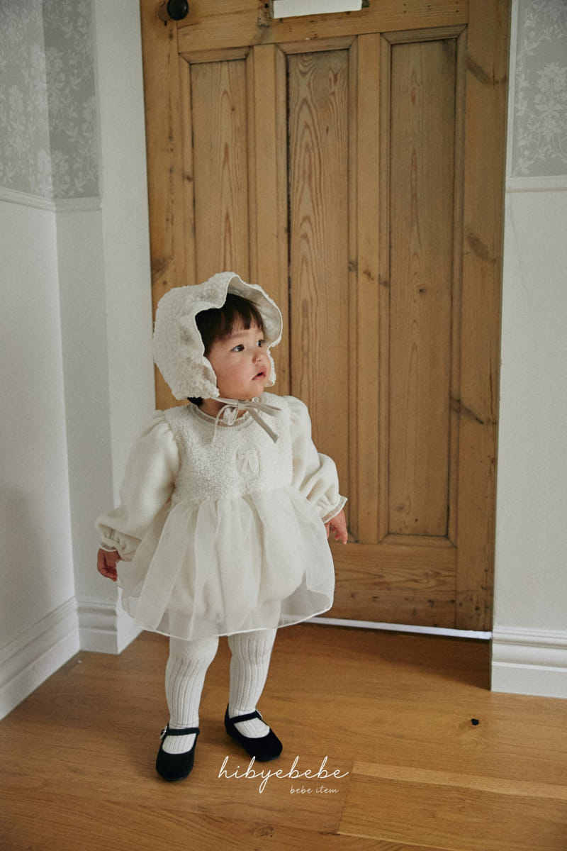 Hi Byebebe - Korean Baby Fashion - #babyoninstagram - Melody Fleece Bodysuit - 12