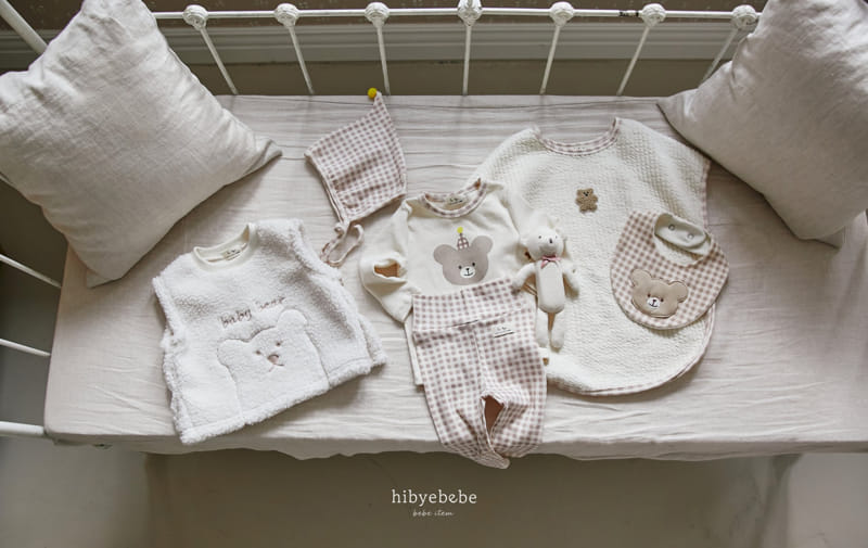 Hi Byebebe - Korean Baby Fashion - #babyoninstagram - Warm Bear Embroidery Vest - 7