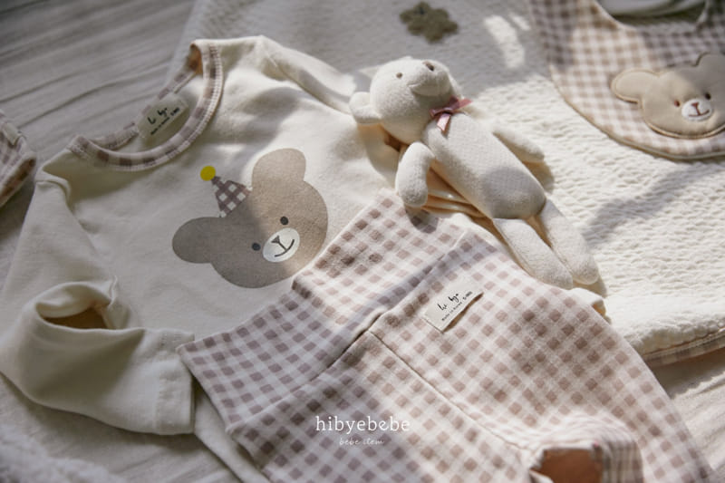 Hi Byebebe - Korean Baby Fashion - #babyootd - Baby Bear Easywear Set - 3