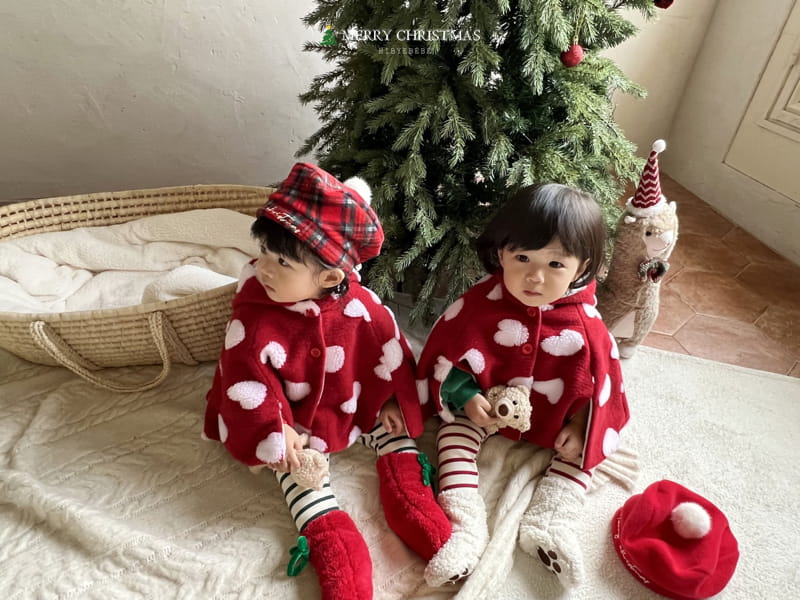 Hi Byebebe - Korean Baby Fashion - #babyoutfit - Santa Heat Cape - 3