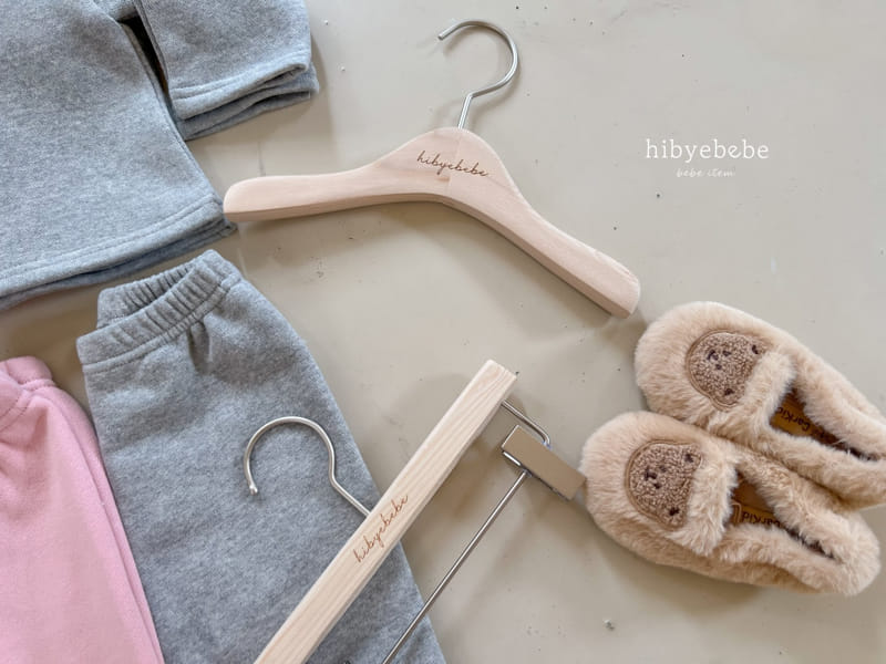 Hi Byebebe - Korean Baby Fashion - #babyoutfit - Bear Fleece Top Bottom Set
