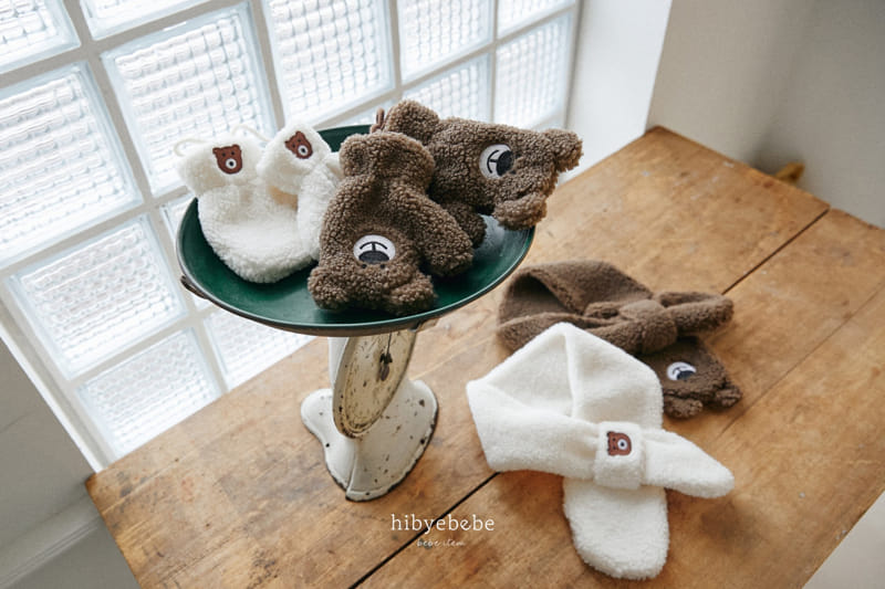Hi Byebebe - Korean Baby Fashion - #babyoutfit - Aniaml Gloves Muffler Set - 9
