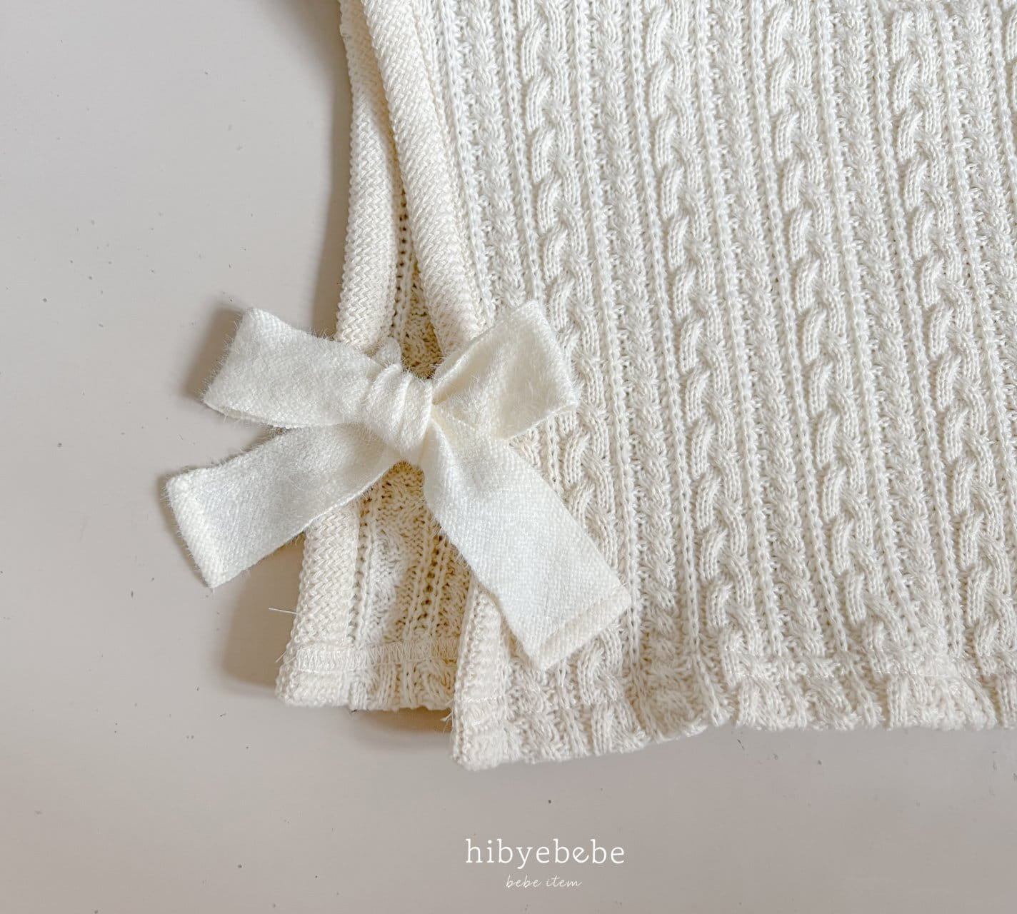Hi Byebebe - Korean Baby Fashion - #babyoutfit - Twisted Knit Bustier - 9