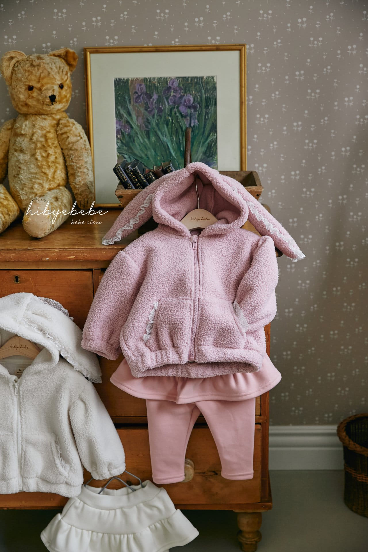 Hi Byebebe - Korean Baby Fashion - #babyoutfit - Banny Fleece Zip-Up - 5