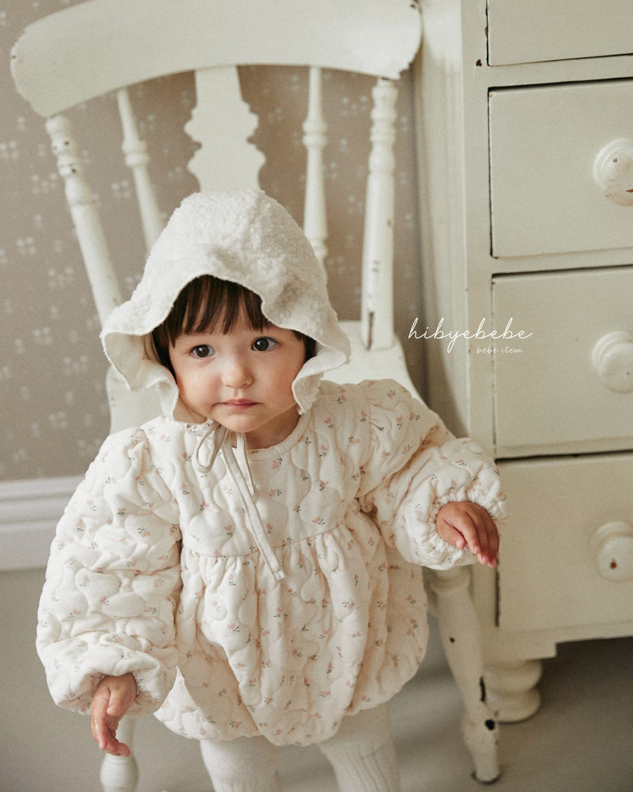 Hi Byebebe - Korean Baby Fashion - #babyoutfit - Petite Quilting Body Suit - 12