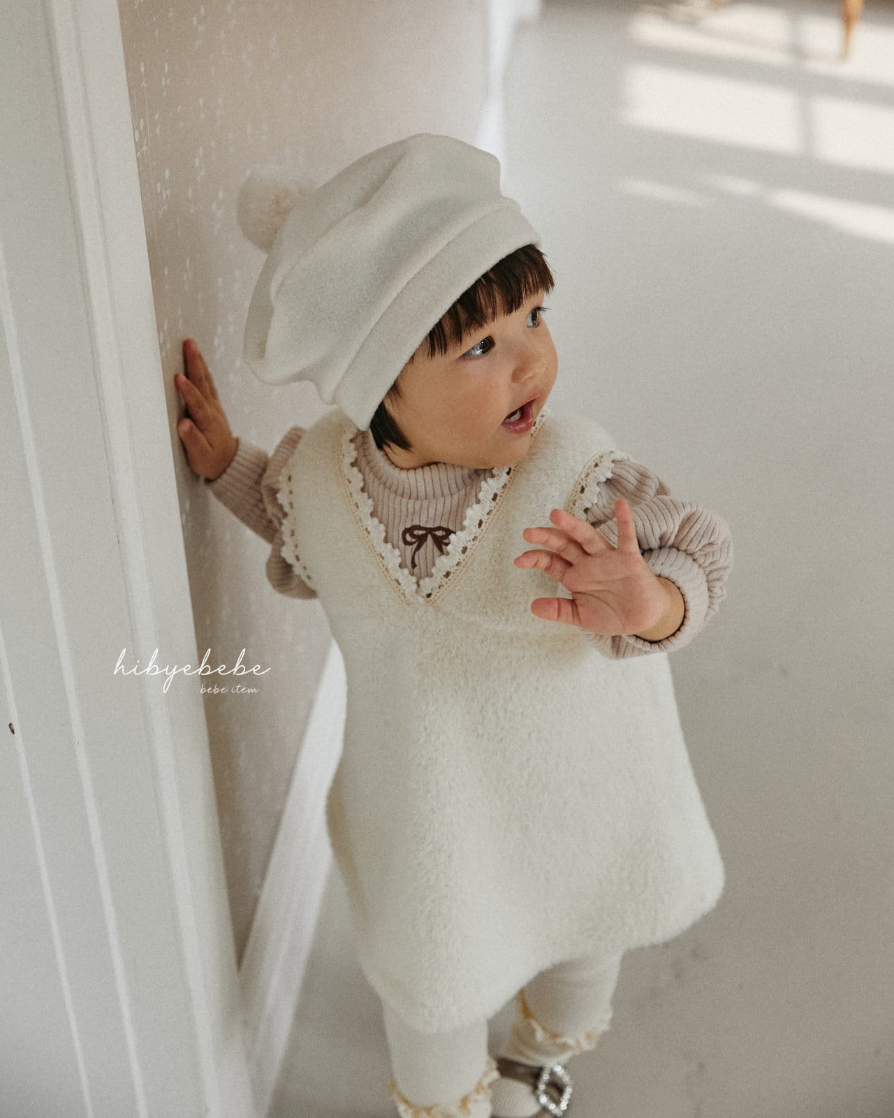 Hi Byebebe - Korean Baby Fashion - #babyoutfit - Ribbon Rib Puff Tee - 10