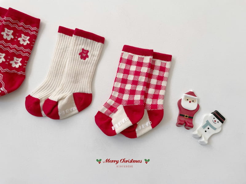 Hi Byebebe - Korean Baby Fashion - #babywear - Christmas Socks Set - 3