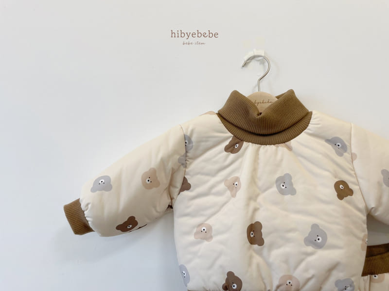 Hi Byebebe - Korean Baby Fashion - #babywear - Bear Skii Top Bottom Set - 6