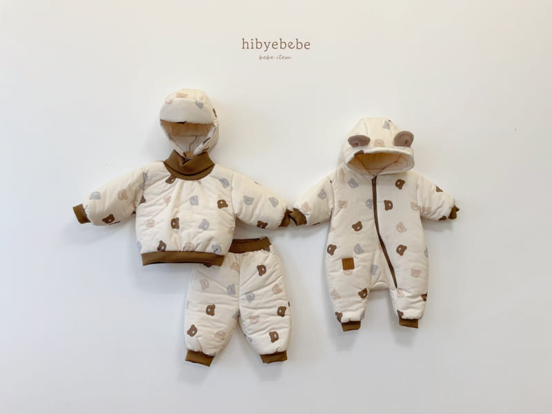 Hi Byebebe - Korean Baby Fashion - #babywear - Bear Skii Overalls - 5