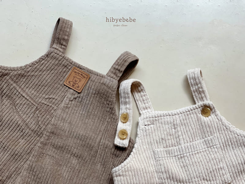 Hi Byebebe - Korean Baby Fashion - #babywear - Demver Rib Dungarees