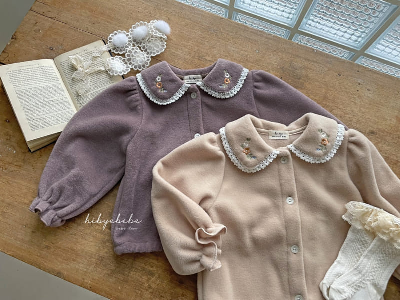 Hi Byebebe - Korean Baby Fashion - #babywear - Flower Embroidery Cardigan - 2