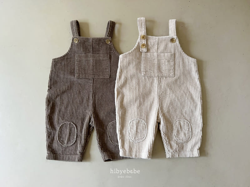 Hi Byebebe - Korean Baby Fashion - #onlinebabyboutique - Demver Rib Dungarees - 2