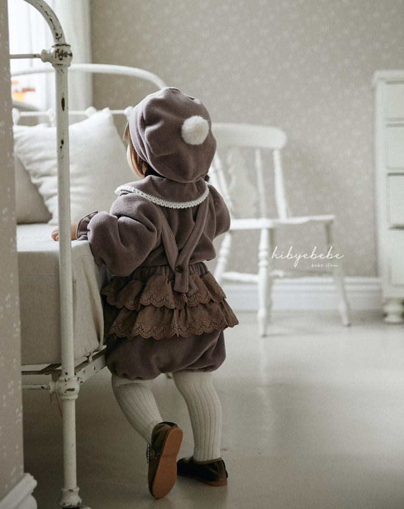 Hi Byebebe - Korean Baby Fashion - #babywear - Monte Lace Dungarees Bloomer - 4
