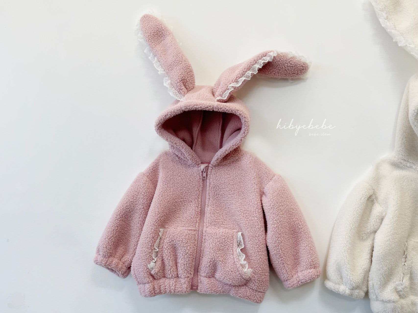 Hi Byebebe - Korean Baby Fashion - #onlinebabyboutique - Banny Fleece Zip-Up - 8