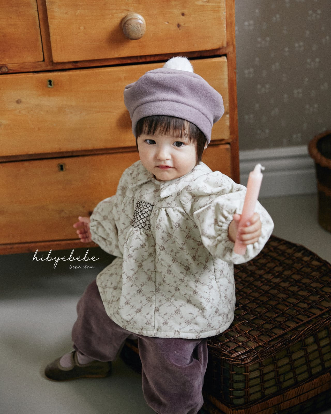 Hi Byebebe - Korean Baby Fashion - #babywear - Urban Smocking Top Bottom Set - 4