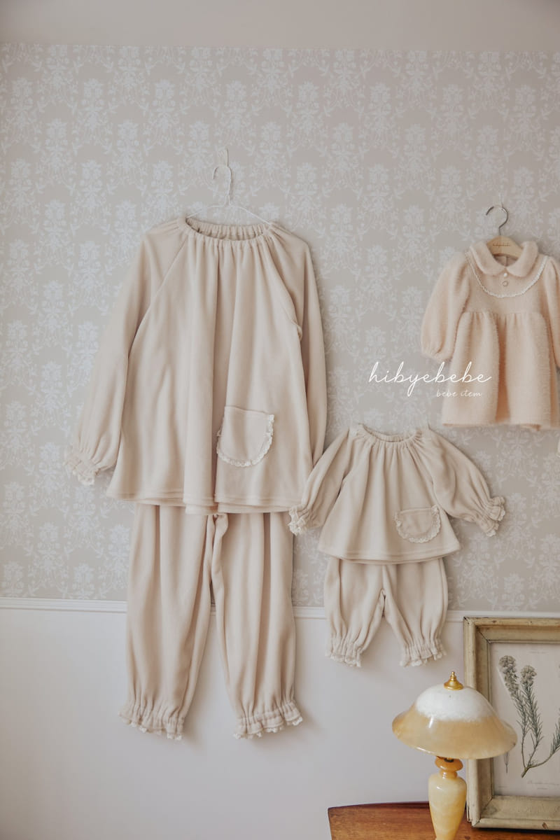 Hi Byebebe - Korean Baby Fashion - #onlinebabyshop - Lovely Fleece Pajama - 6