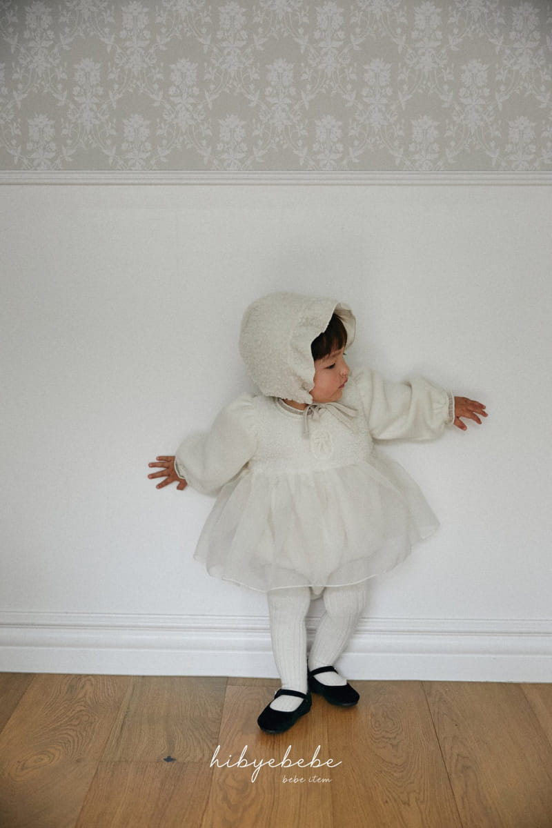 Hi Byebebe - Korean Baby Fashion - #onlinebabyshop - Melody Fleece Bodysuit - 3