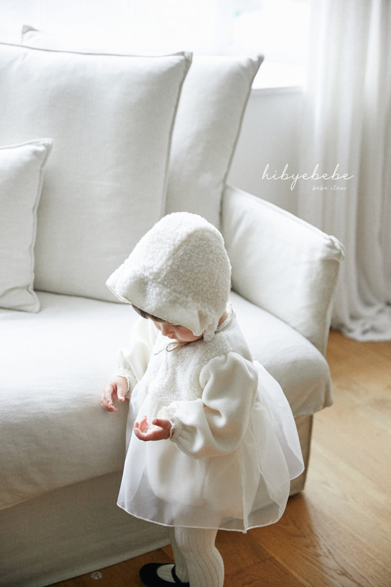 Hi Byebebe - Korean Baby Fashion - #onlinebabyshop - Melody Fleece Bodysuit - 4