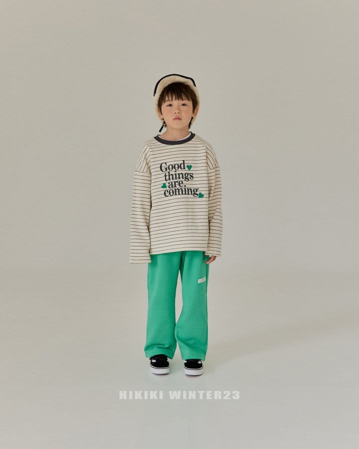 Hikiki - Korean Children Fashion - #kidzfashiontrend - Stripes Heart Tee - 4