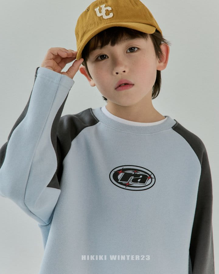 Hikiki - Korean Children Fashion - #childrensboutique - R Color Raglan Tee