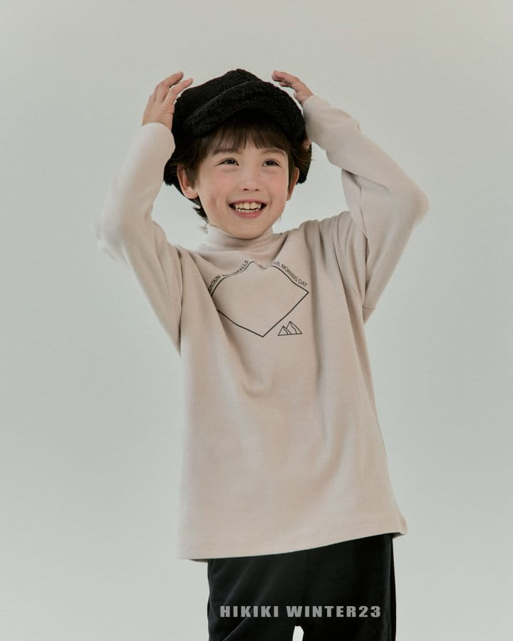 Hikiki - Korean Children Fashion - #kidsshorts - Square Half Turtleneck Tee - 12
